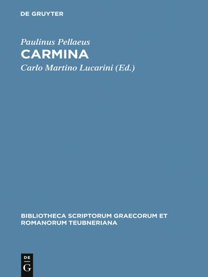 cover image of Carmina